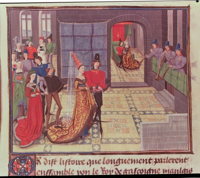 Ms 5073 f.117v Le Mariage, du cycle Renaud de Montauban - Loyset Liedet